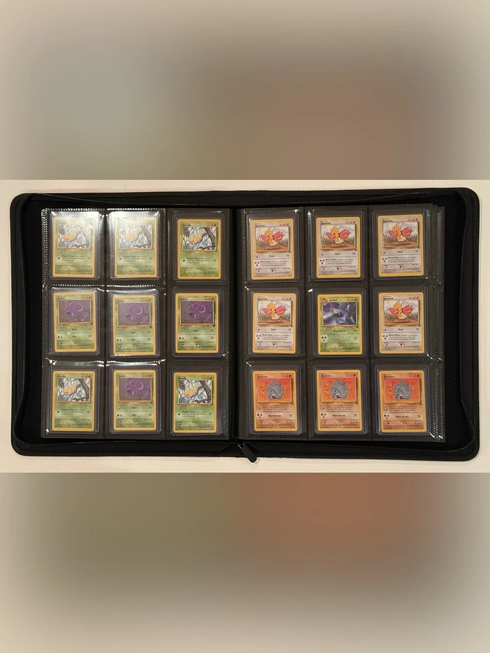 Vintage Pokémon WOTC Binder Collection. What you see is what you get!
